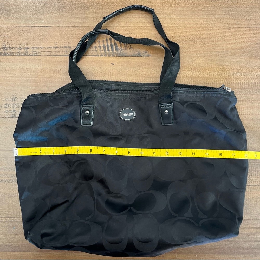 Coach Logo Nylon Tote - Picture 9 of 9